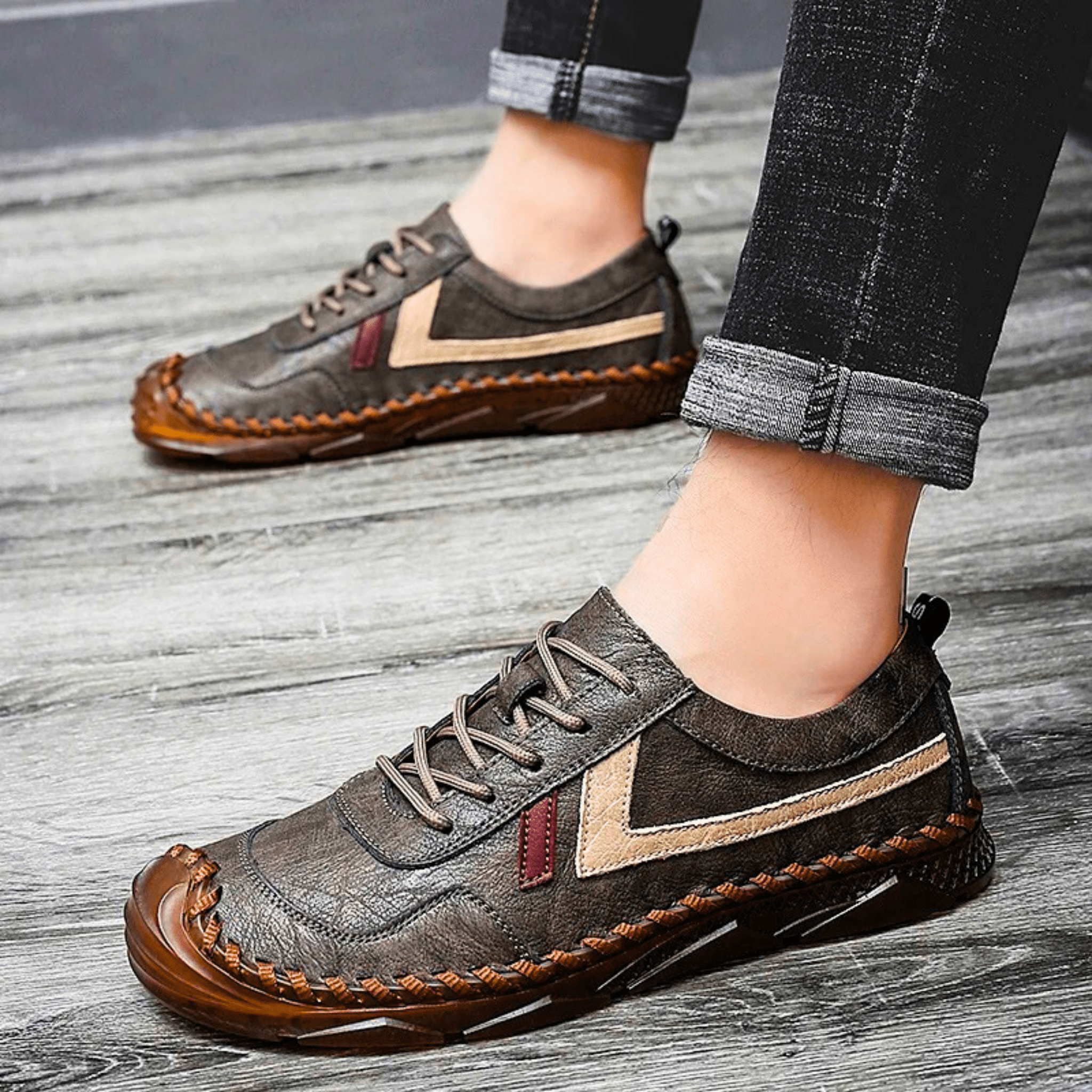 ClassicStep Retro Leren Sneakers