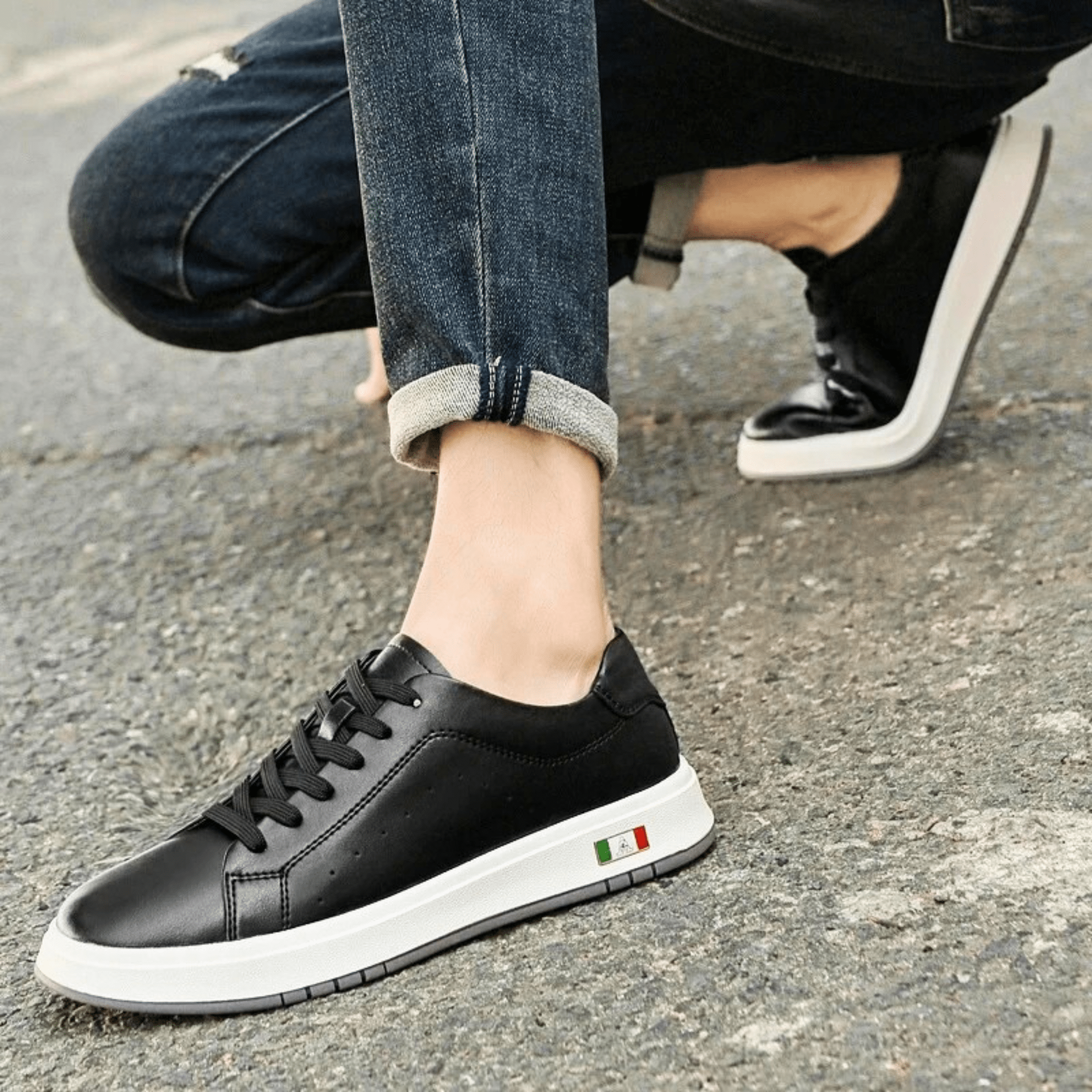 Milano Echte Leren Sneakers