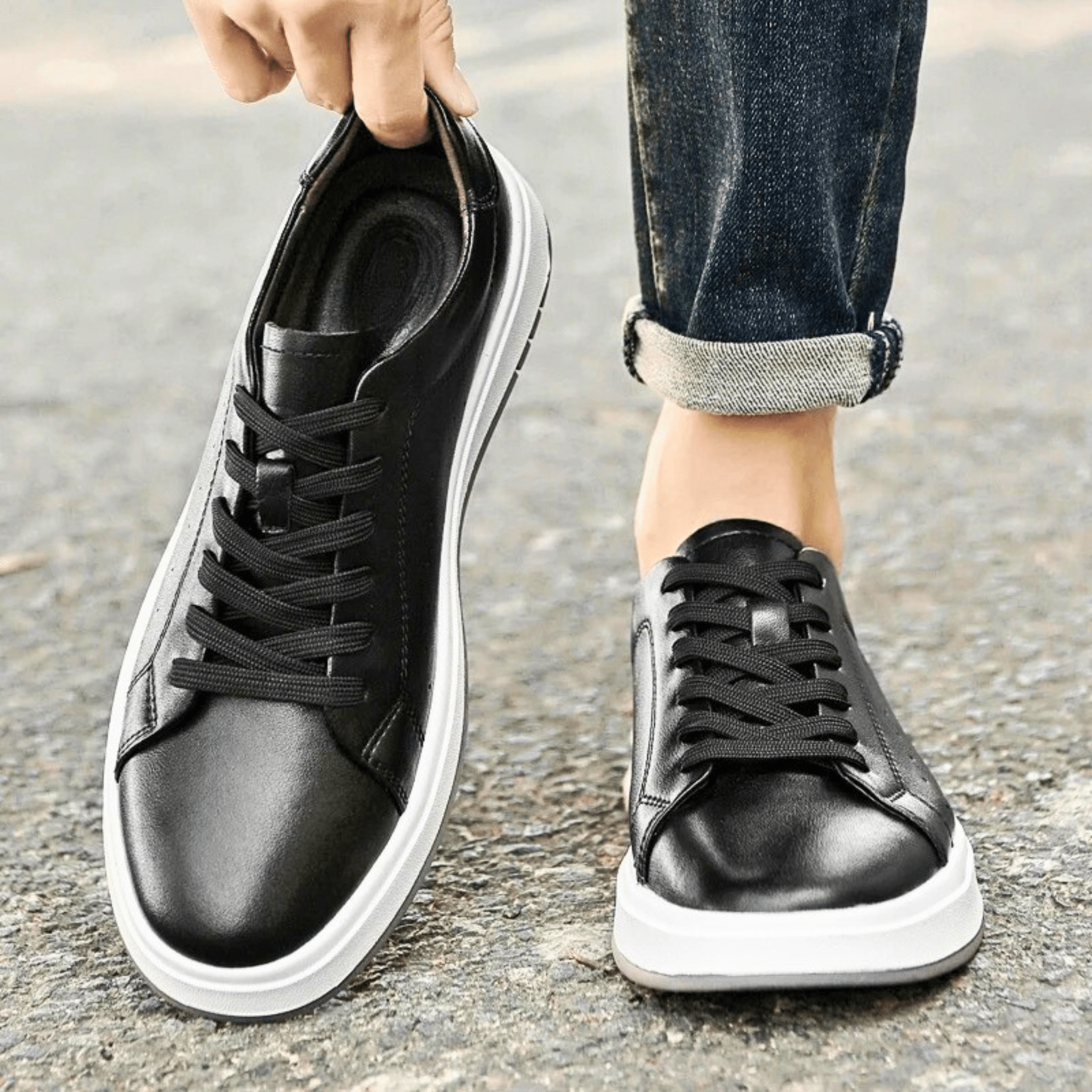 Milano Echte Leren Sneakers