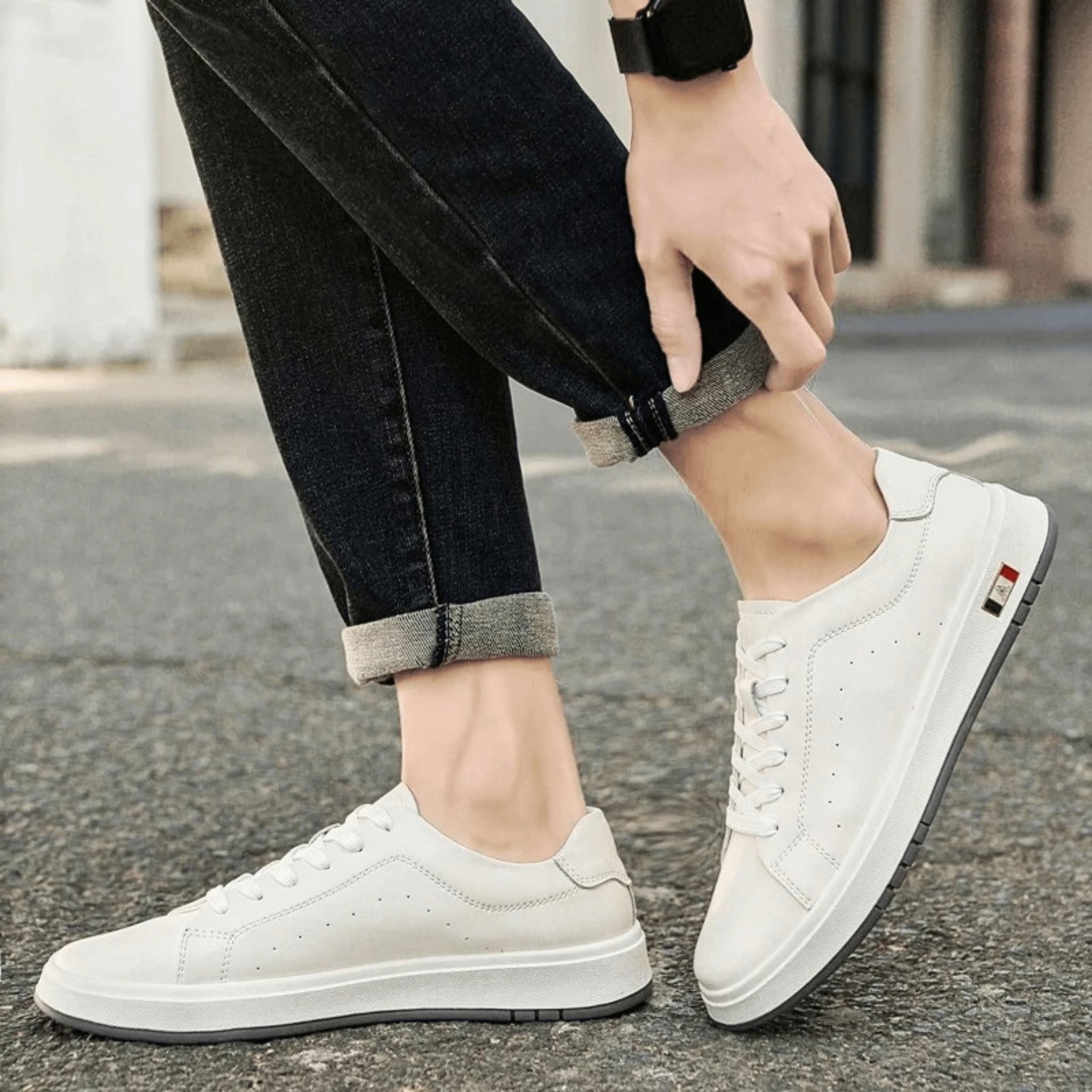 Milano Echte Leren Sneakers