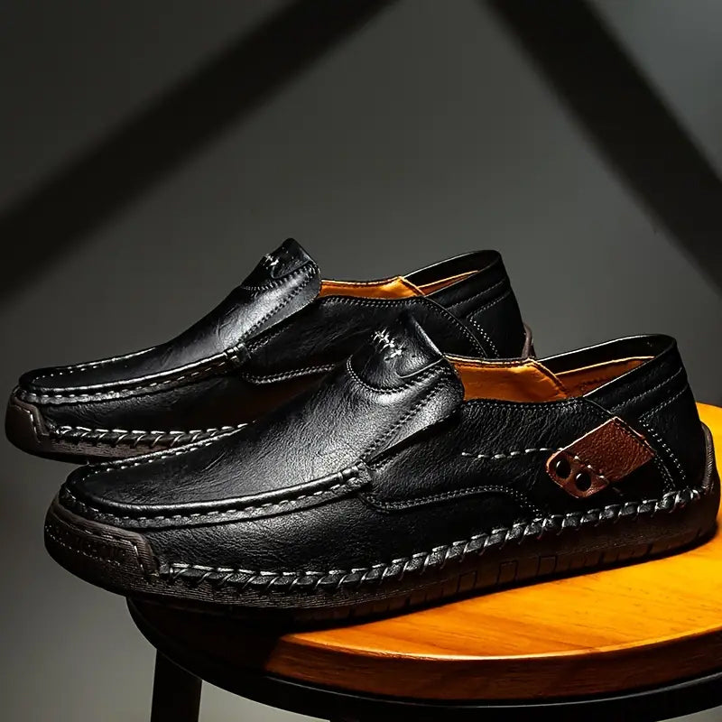 Teun™ | Premium Leren Instapschoenen – Tijdloze Klasse & Ademend Comfort