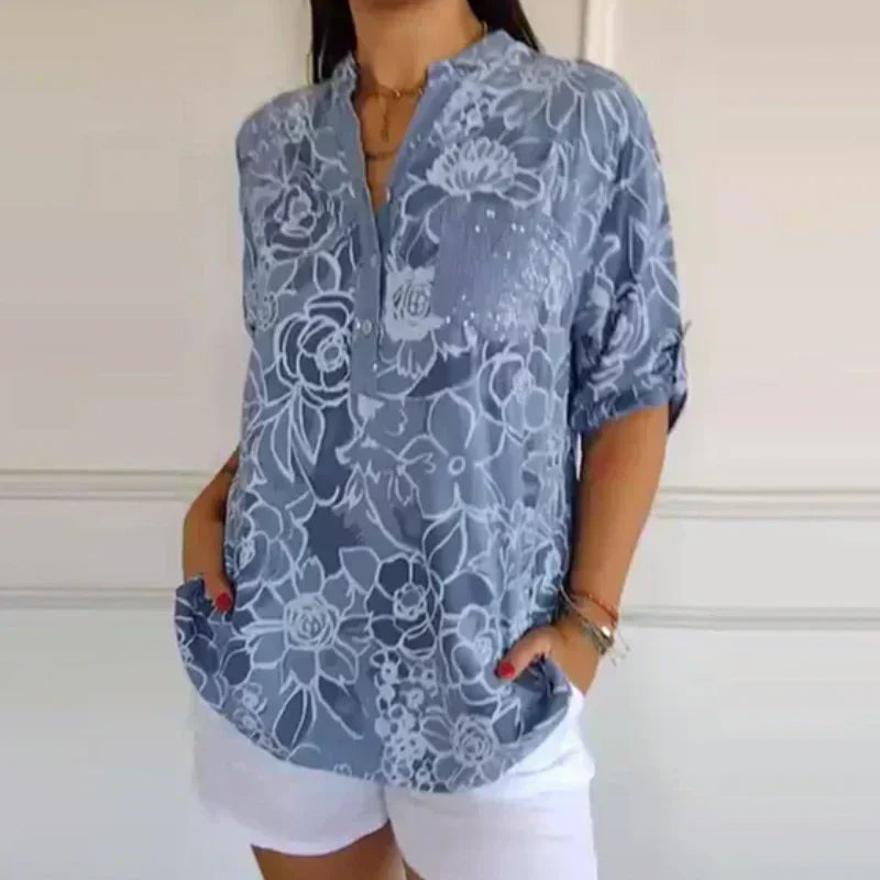 Bloom™ | Bloemenprint Blouse