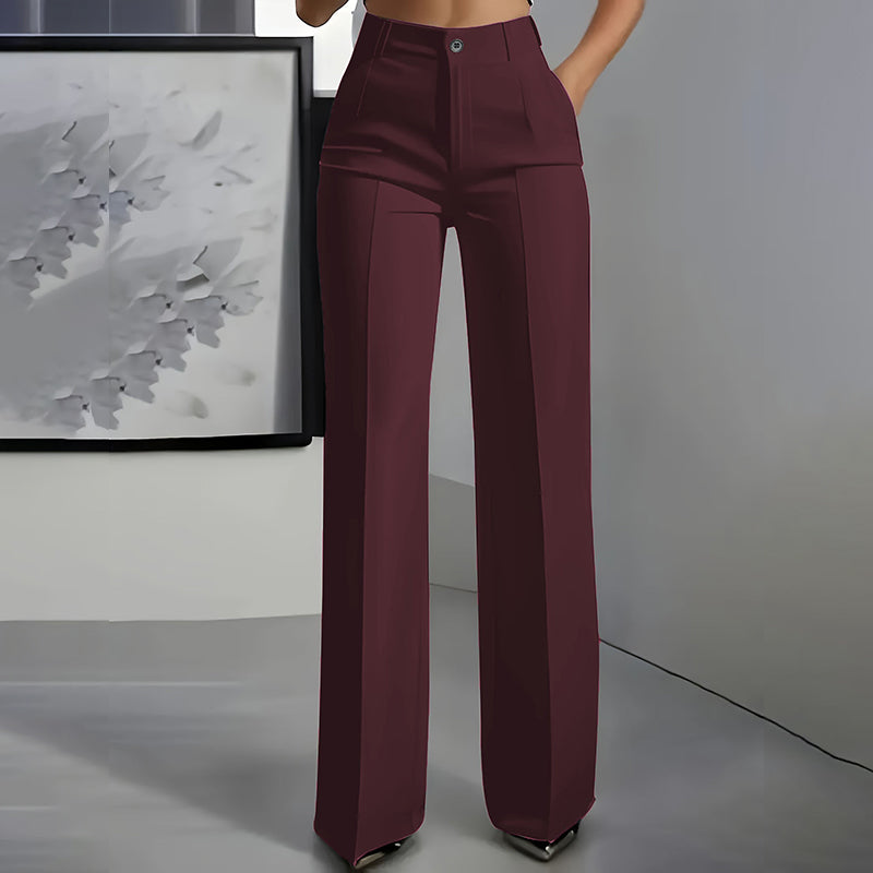 Liora™ | Elegante High-Waist Broek – Tijdloze Stijl & Snel Uitverkocht.