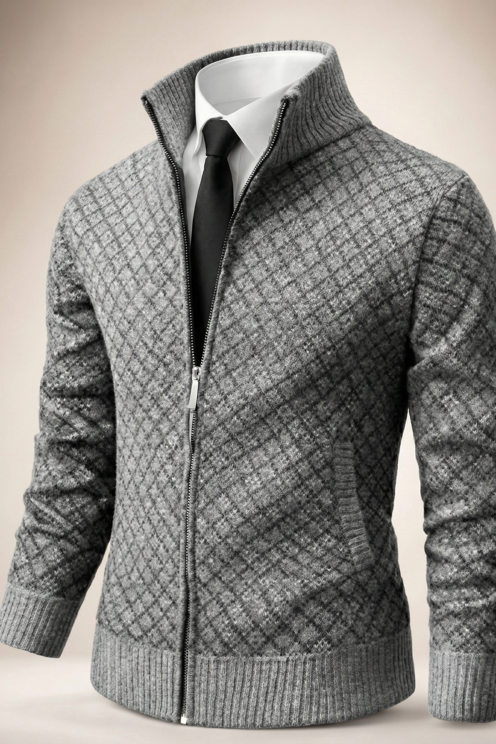 Boudewijn™ | Rits Cardigan – Verfijnde Warmte & Tijdloze Uitstraling