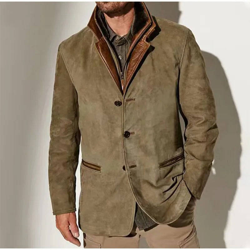 Lucas™ | Premium vintage winterjas voor heren – Tijdloze stijl en zelfverzekerd comfort bij koud weer