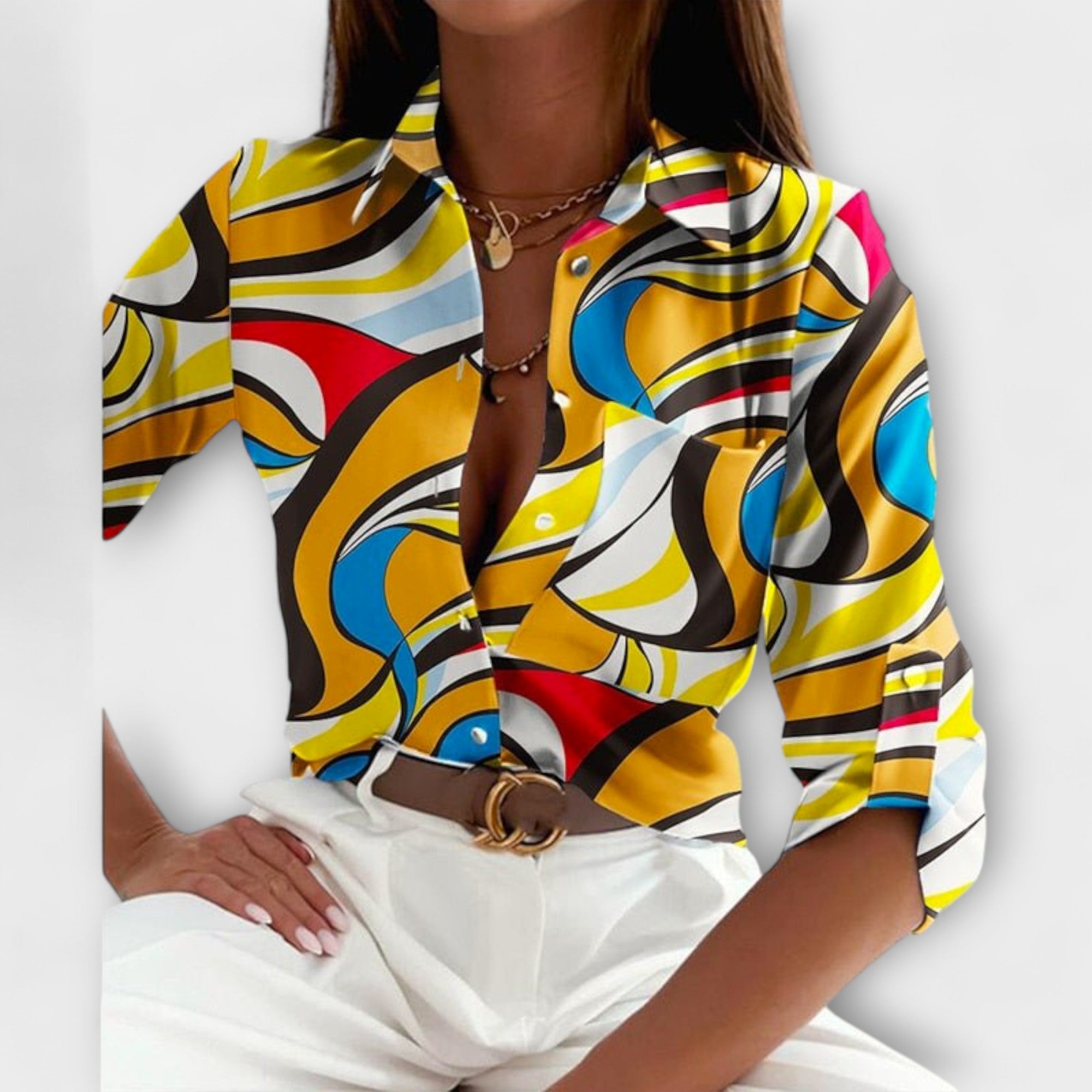 Bloom™ | Blouse Met Klassieke Kraag