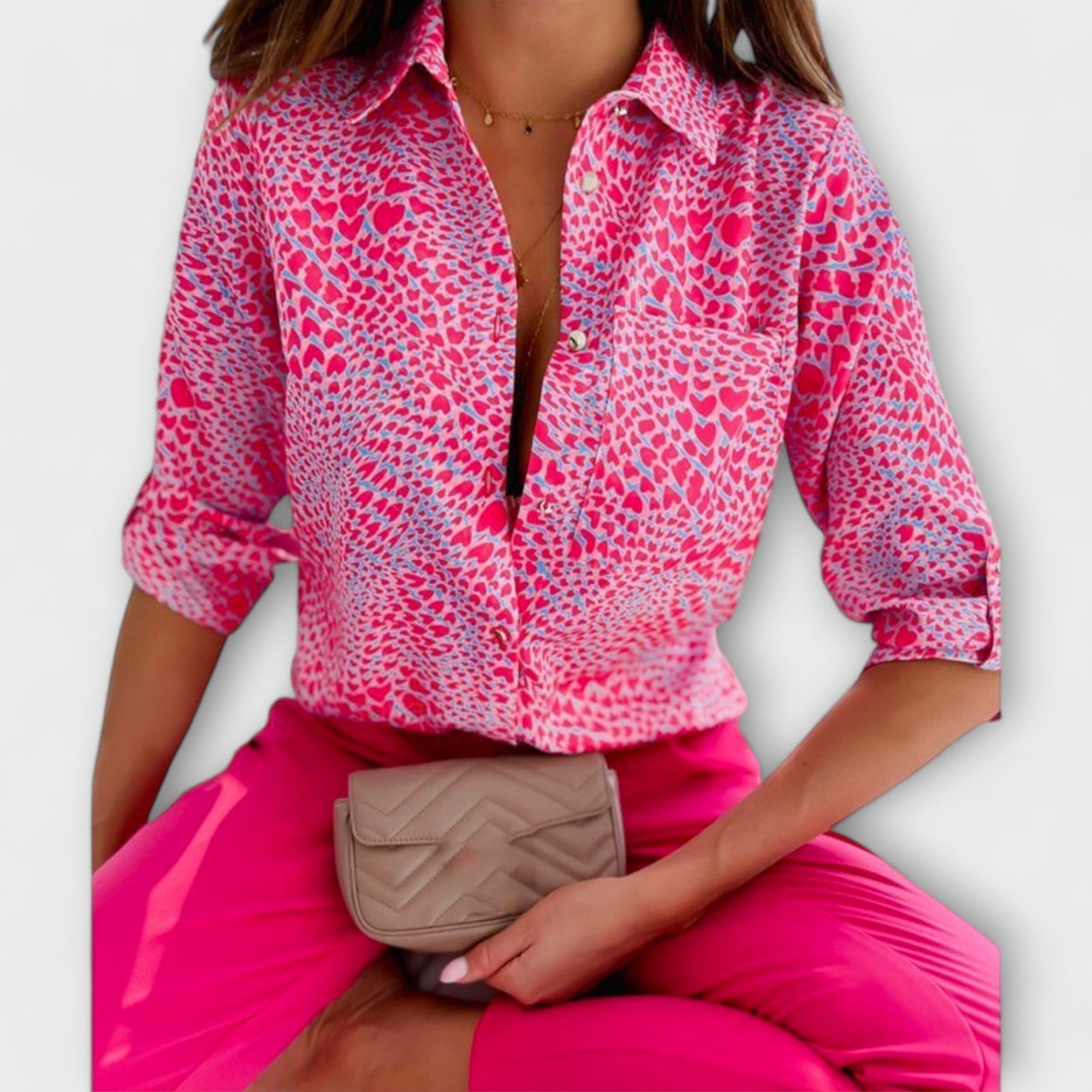 Bloom™ | Blouse Met Klassieke Kraag