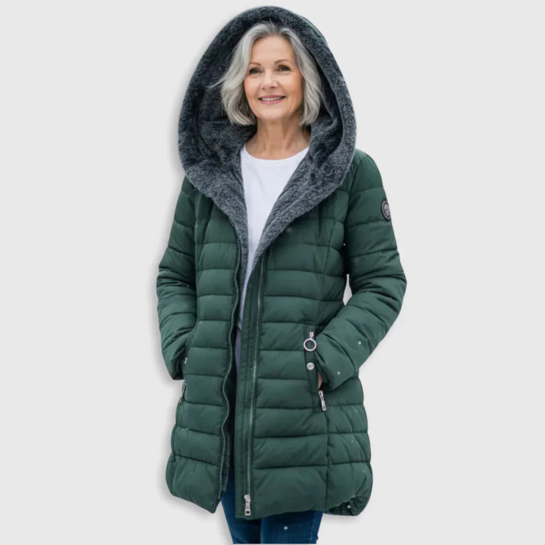 Olivia™ | Ultra-Warme Gewatteerde Winterjas – Gezellige Comfort Ontmoet Tijdloze Elegant.