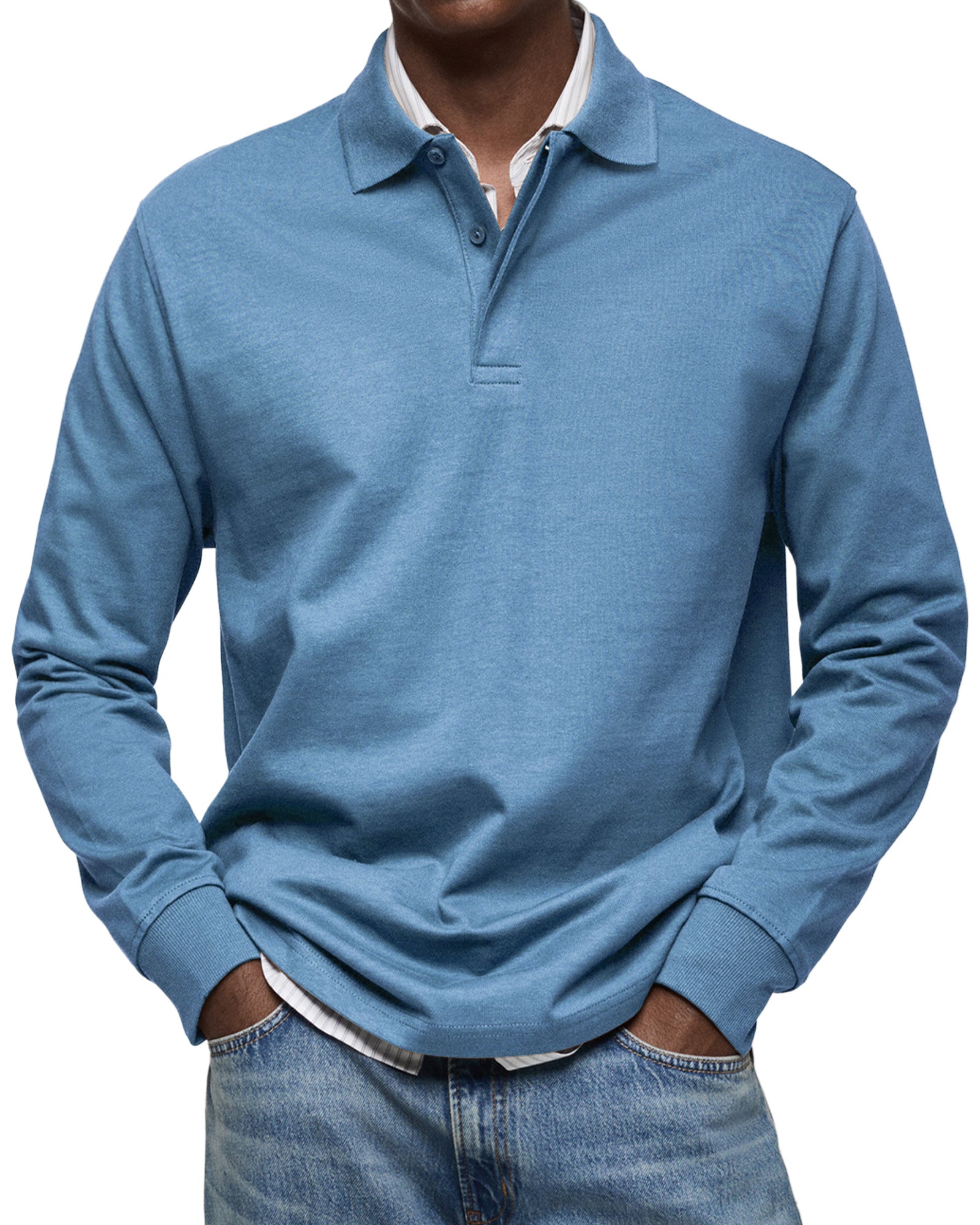 Koen™ | Luxe Polo met Lange Mouwen – Tijdloze Stijl & Dagelijks Comfort