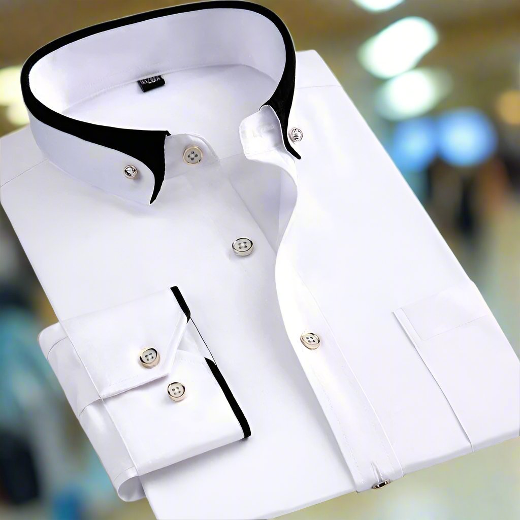 Hugo™ | Premium Klassiek Overhemd – Tijdloze Elegantie & Dagelijks Comfort