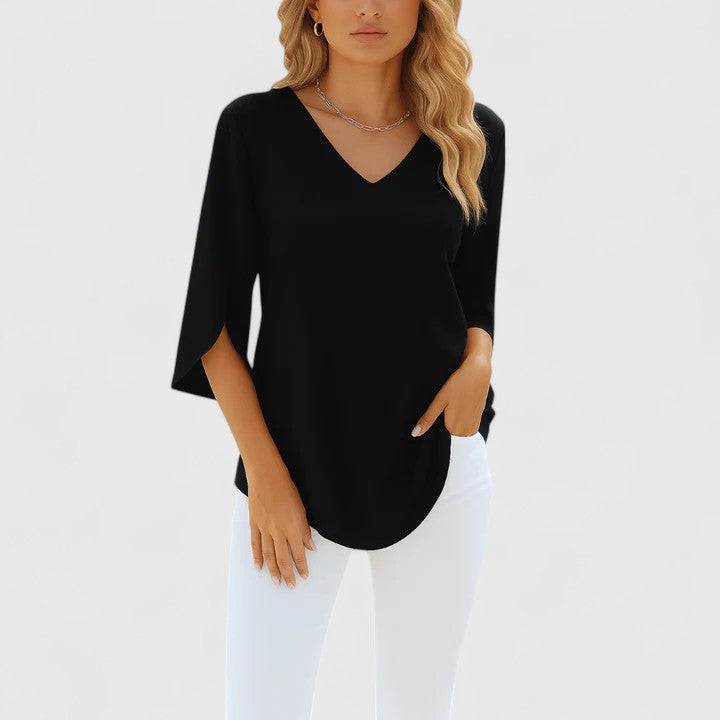 Bloom™ | Elegante V-Hals Blouse