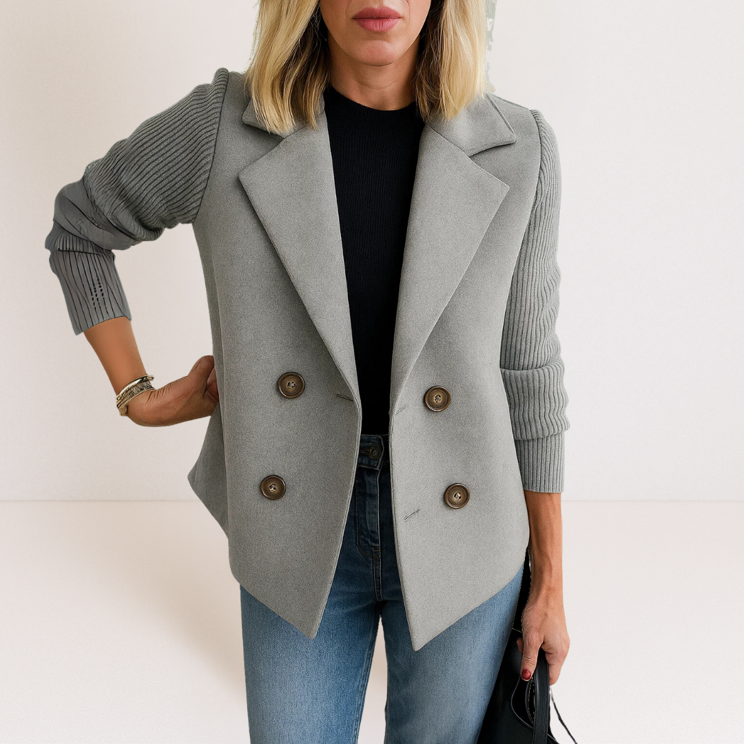 Elena™ | Luxe Double-Breasted Blazer