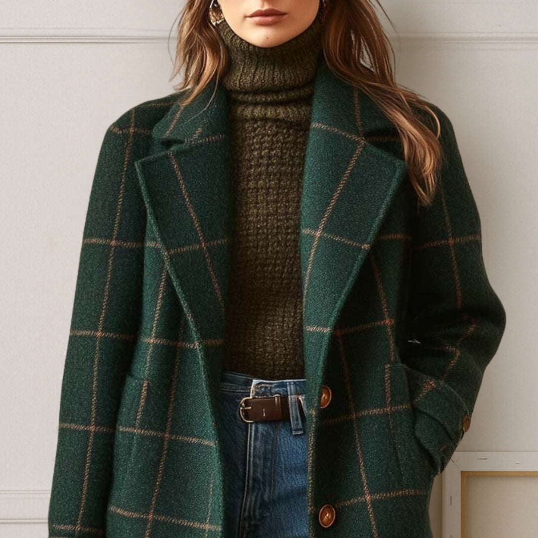 Judith™ | Premium lange winterjas – Elegante warmte en tijdloze verfijning