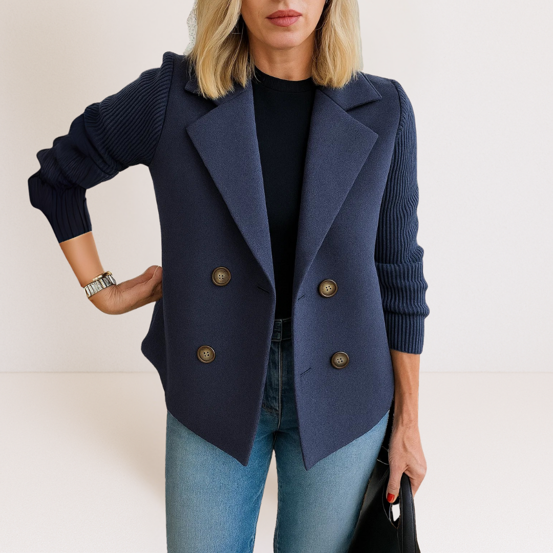 Elena™ | Luxe Double-Breasted Blazer