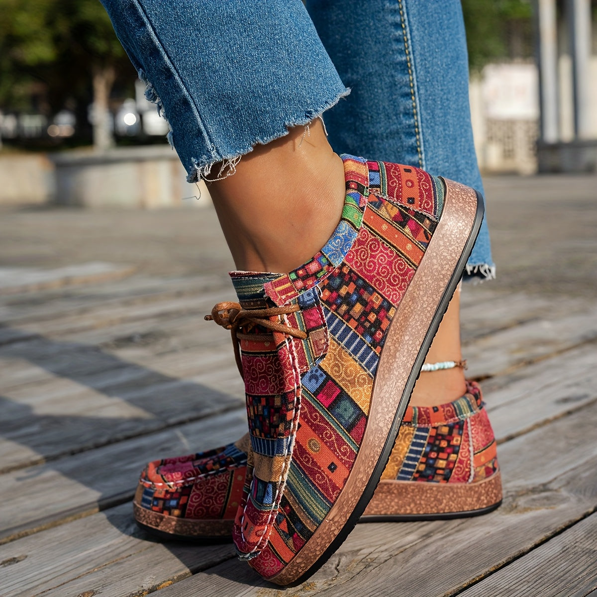 Bloom ™ | Kleurrijke Retro Damesschoenen