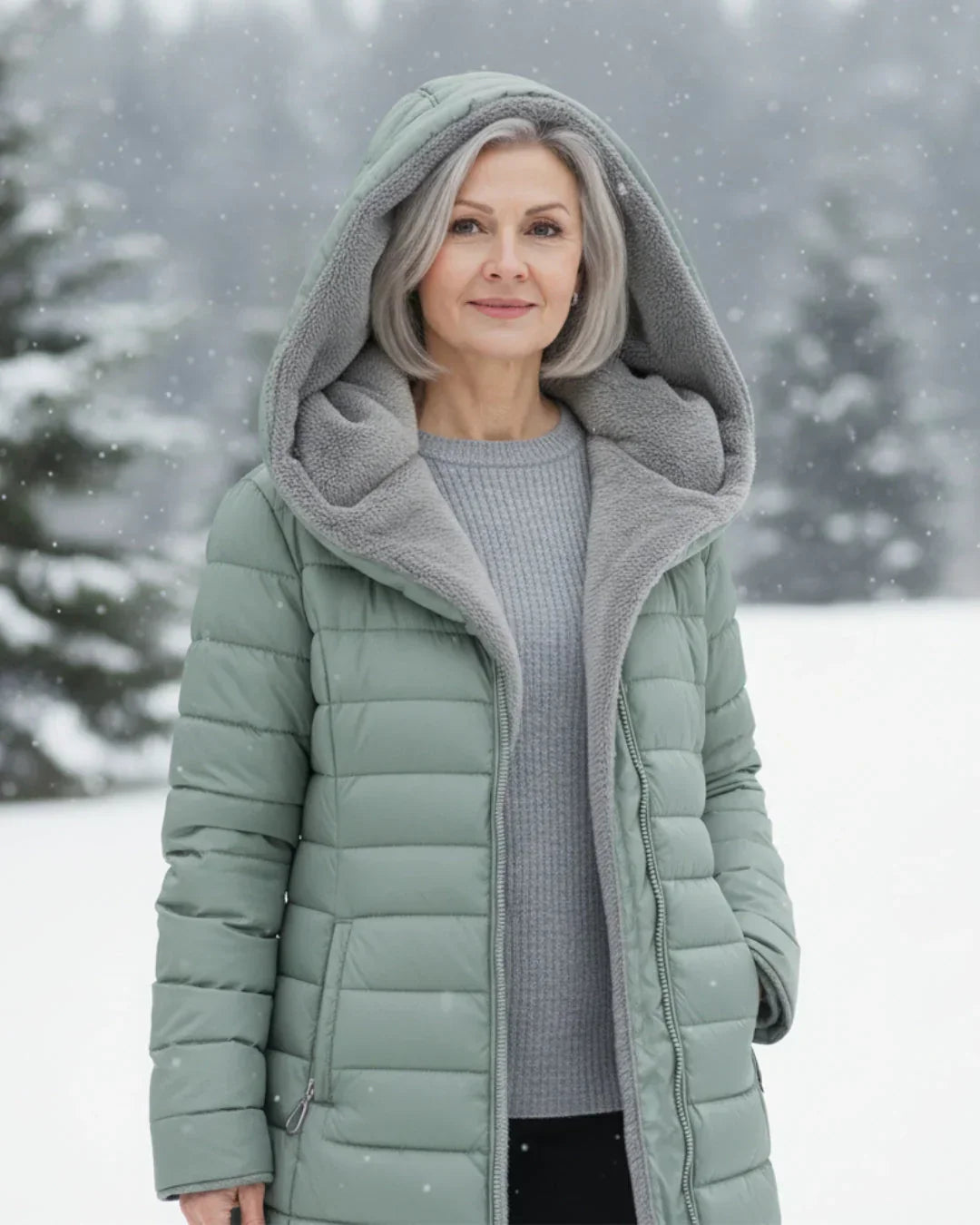 Olivia™ | Ultra-Warme Gewatteerde Winterjas – Gezellige Comfort Ontmoet Tijdloze Elegant.