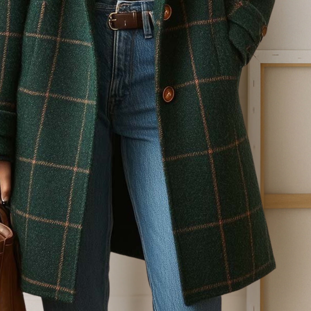 Judith™ | Premium lange winterjas – Elegante warmte en tijdloze verfijning
