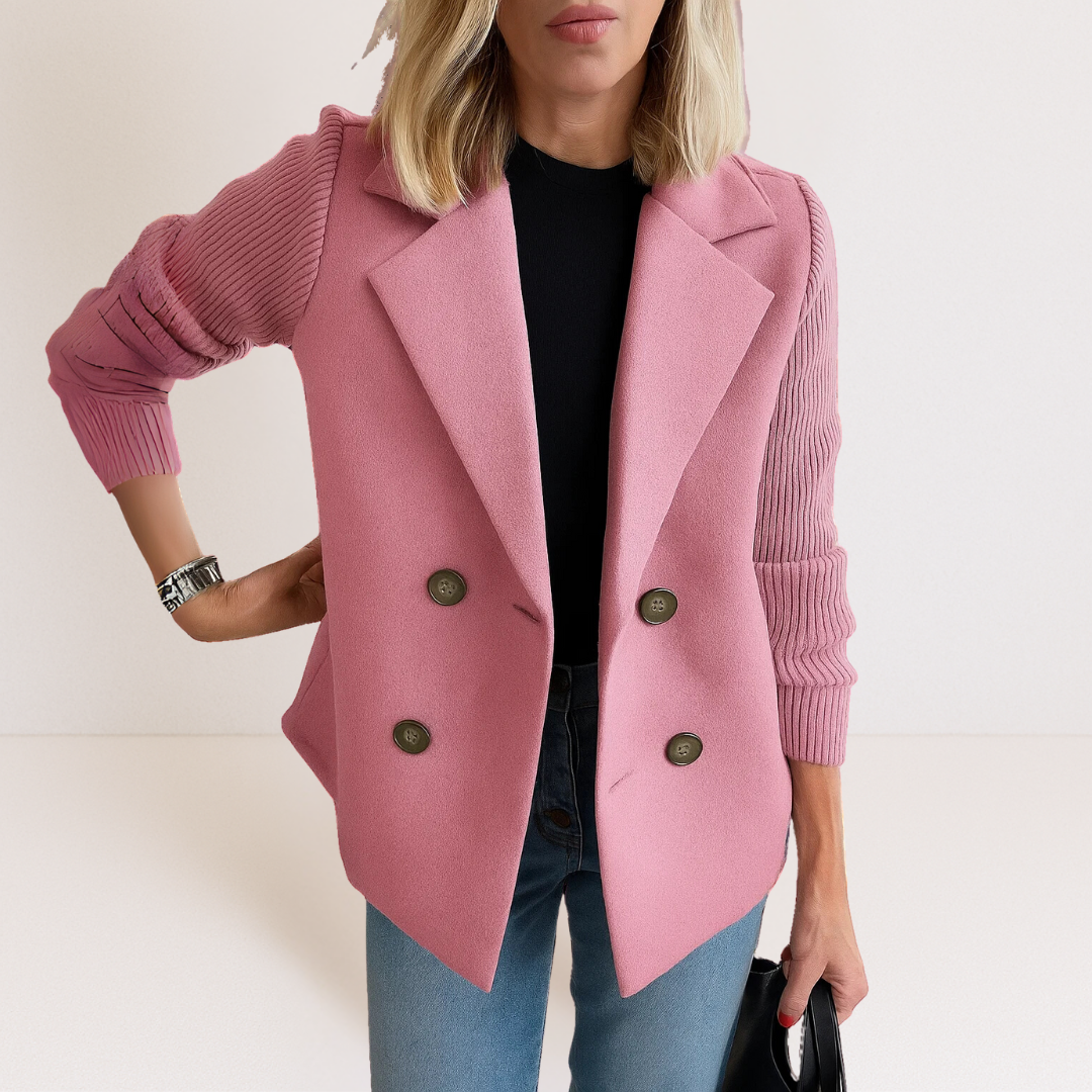 Elena™ | Luxe Double-Breasted Blazer