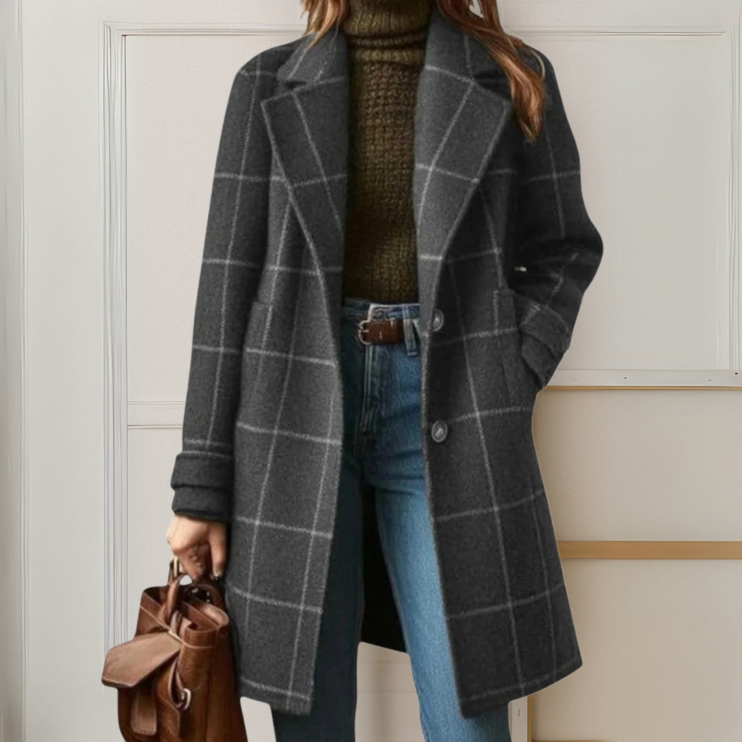 Judith™ | Premium lange winterjas – Elegante warmte en tijdloze verfijning.
