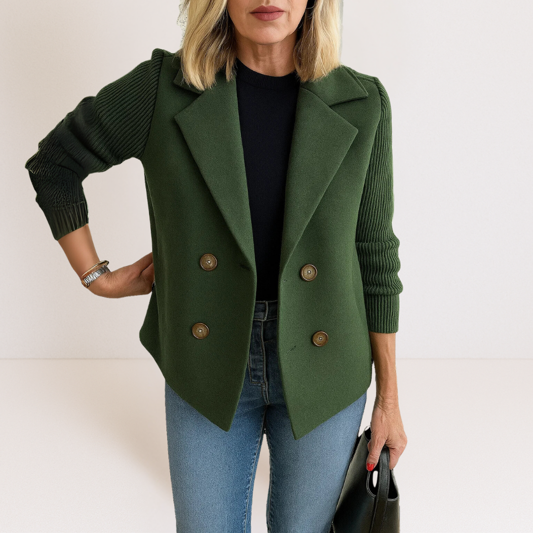 Elena™ | Luxe Double-Breasted Blazer