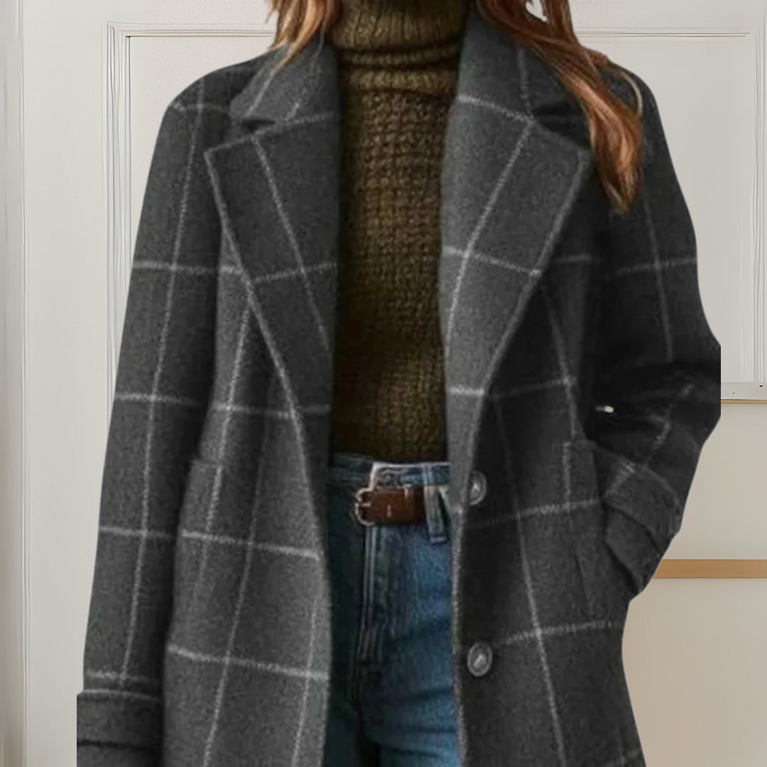 Judith™ | Premium lange winterjas – Elegante warmte en tijdloze verfijning