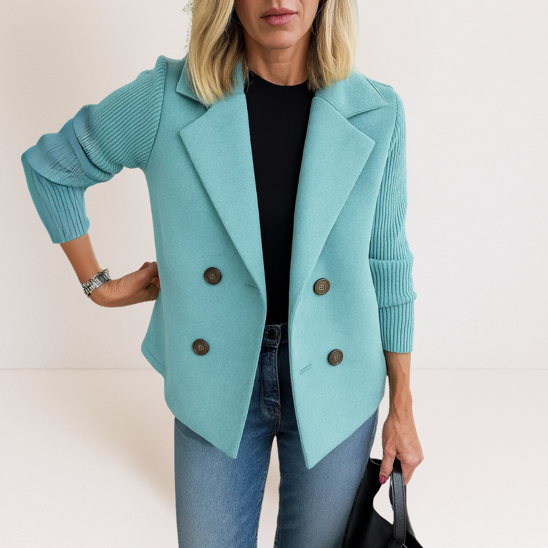 Elena™ | Luxe Double-Breasted Blazer