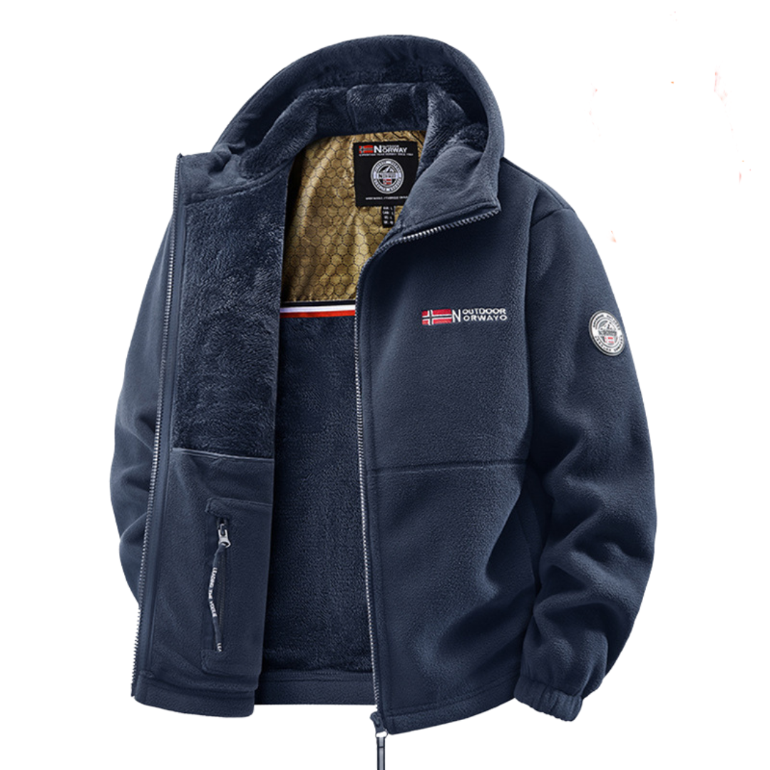 Sven™ | Heren Fleece Jas met Capuchon