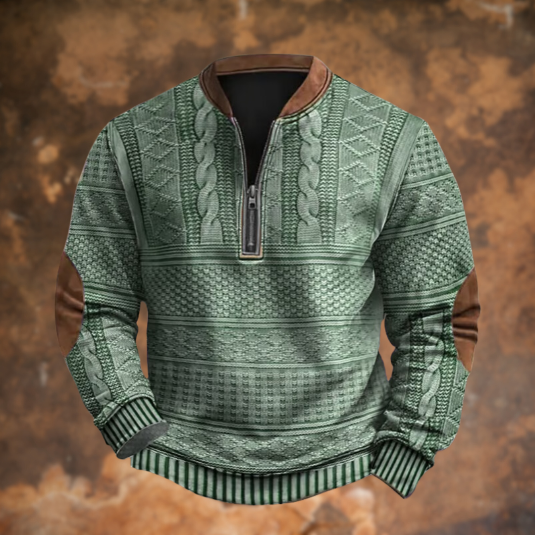 Bloom ™ Anton – Gebreide Trui met Ritsdetail