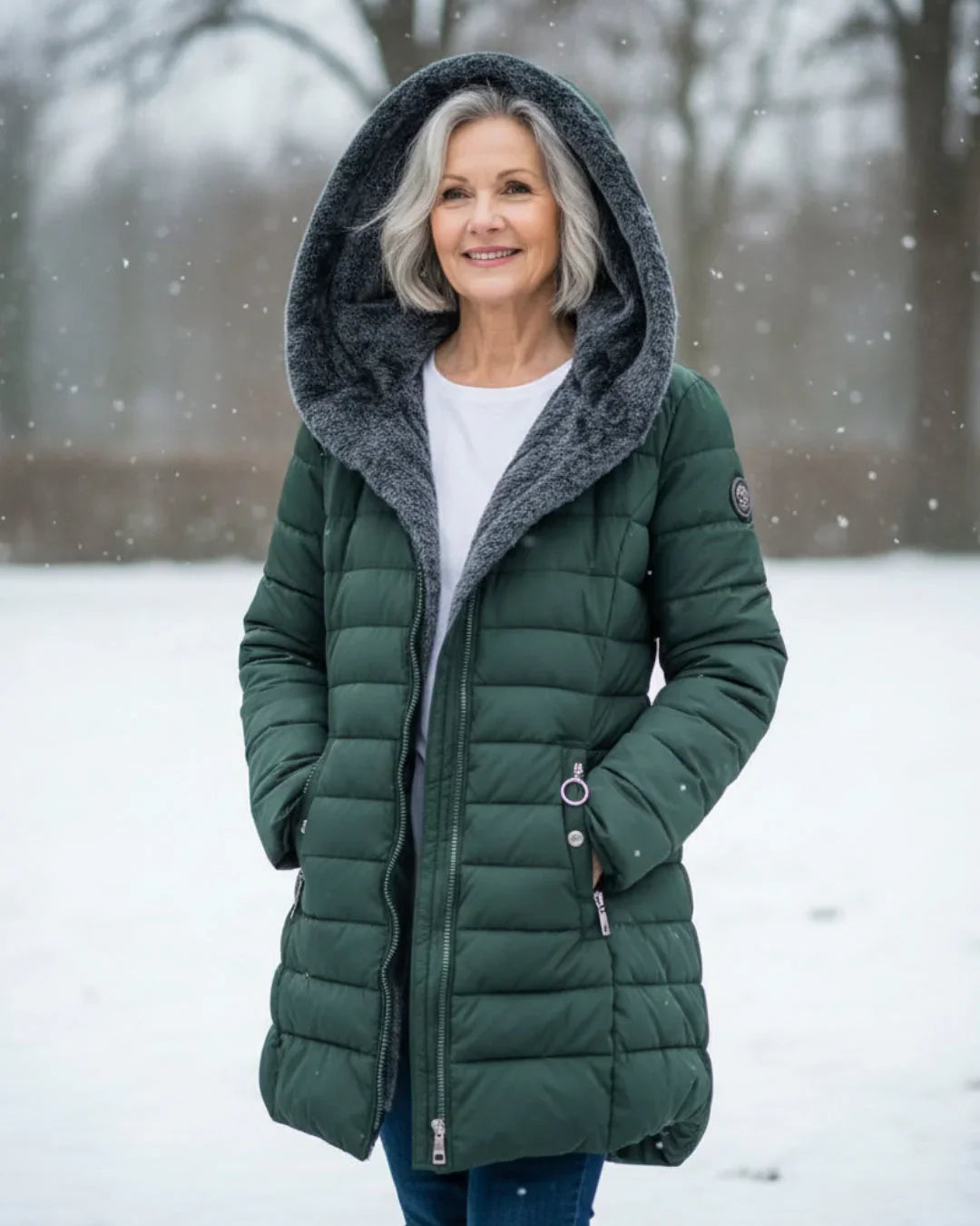 Olivia™ | Ultra-Warme Gewatteerde Winterjas – Gezellige Comfort Ontmoet Tijdloze Elegant