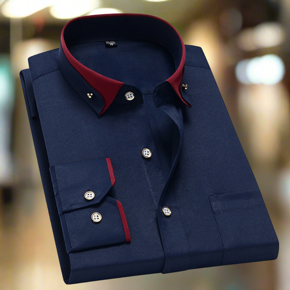 Hugo™ | Premium Klassiek Overhemd – Tijdloze Elegantie & Dagelijks Comfort