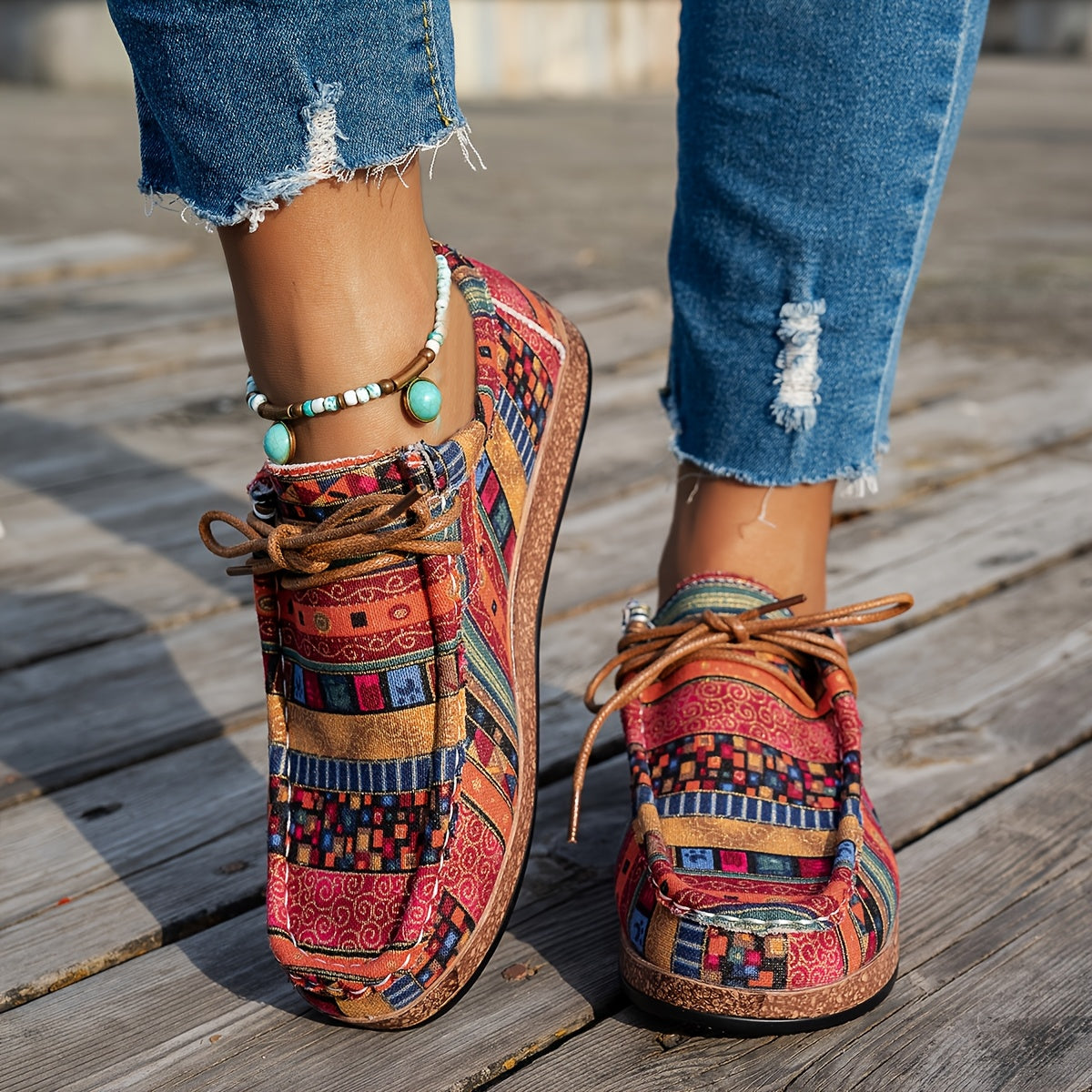 Bloom ™ | Kleurrijke Retro Damesschoenen