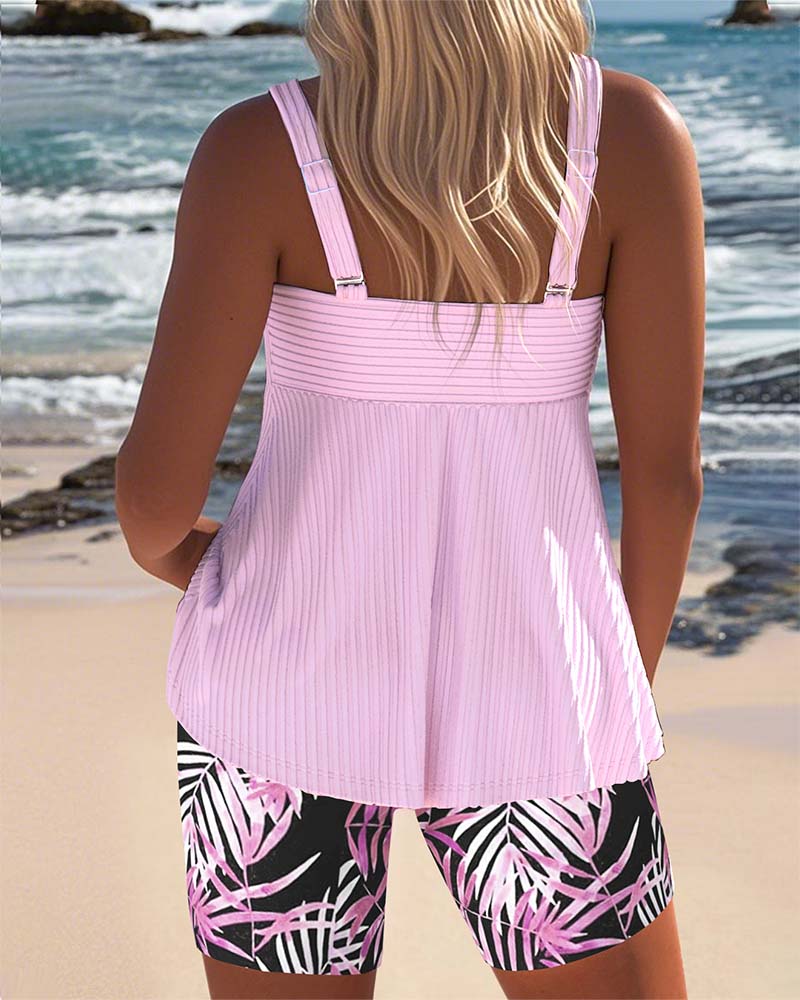 Emely® | Kleurrijke Tankini Setje