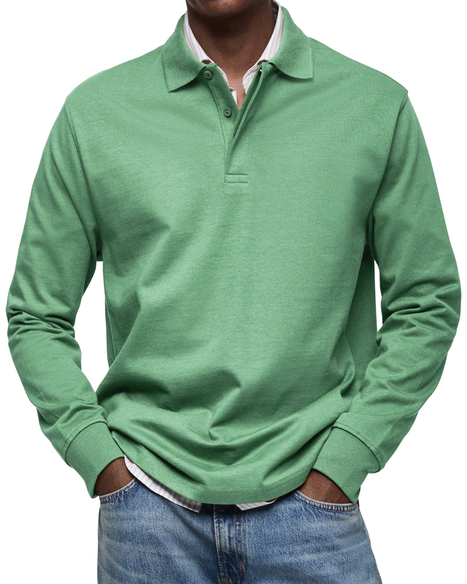 Koen™ | Luxe Polo met Lange Mouwen – Tijdloze Stijl & Dagelijks Comfort