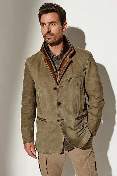 Lucas™ | Premium vintage winterjas voor heren – Tijdloze stijl en zelfverzekerd comfort bij koud weer