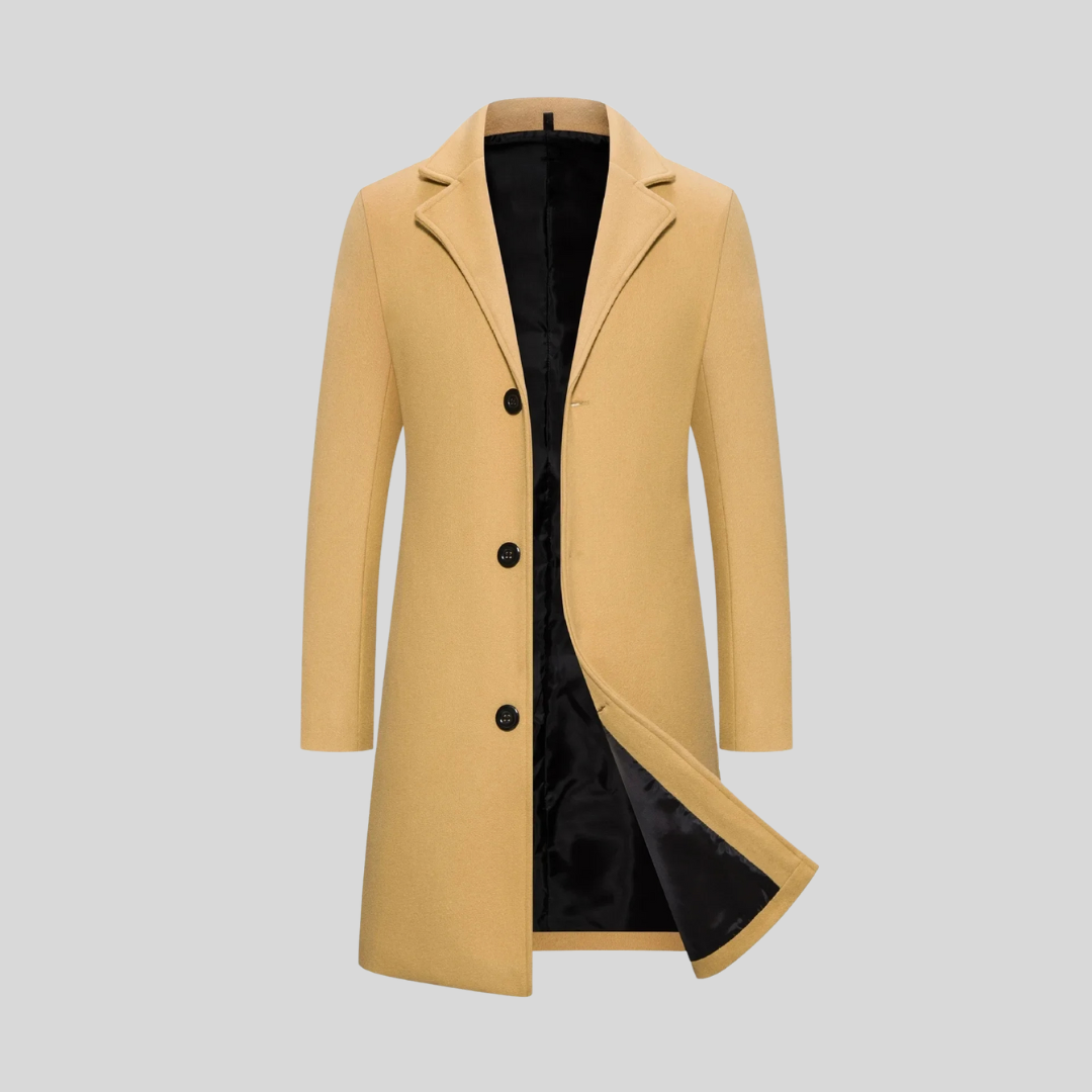 Reinier™ | Luxe Lange Winterjas – Tijdloze Klasse & Verfijnde Warmte
