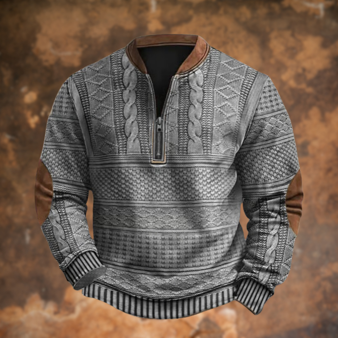 Bloom ™ Anton – Gebreide Trui met Ritsdetail