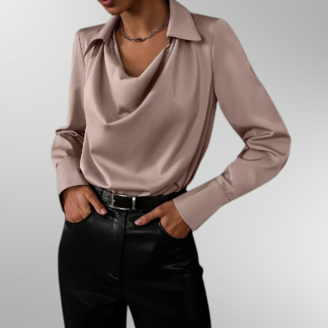 Violet™ | Elegante blouse en satijn