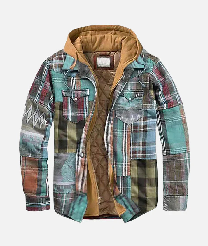 Reveur™ | Warme Winterjas Met Capuchon – Zachte Binnenvoering & Flanel Look