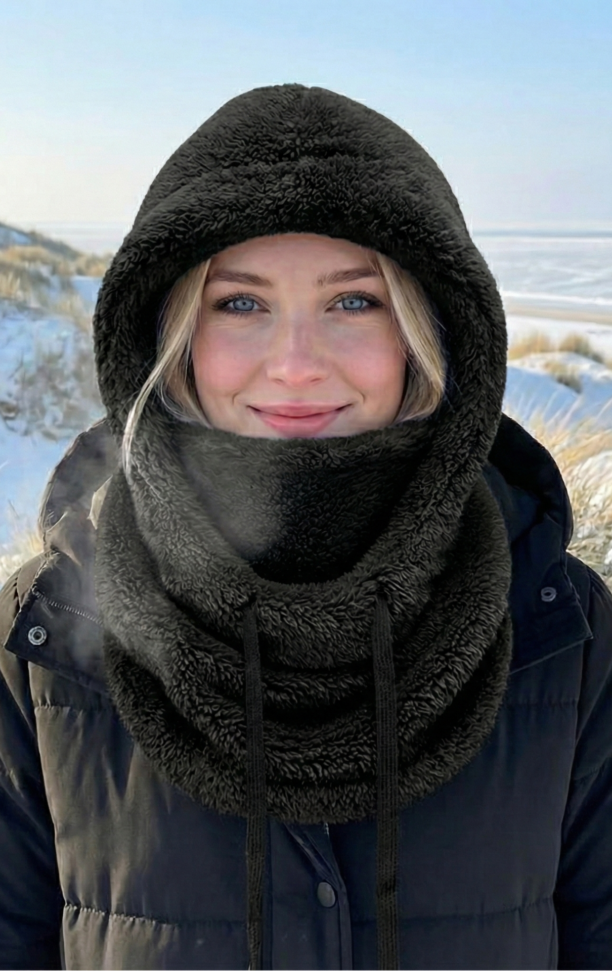 FrostHug Hoodie™ | De beste winter cocon – Extreme warmte, zachte comfort en totale bescherming