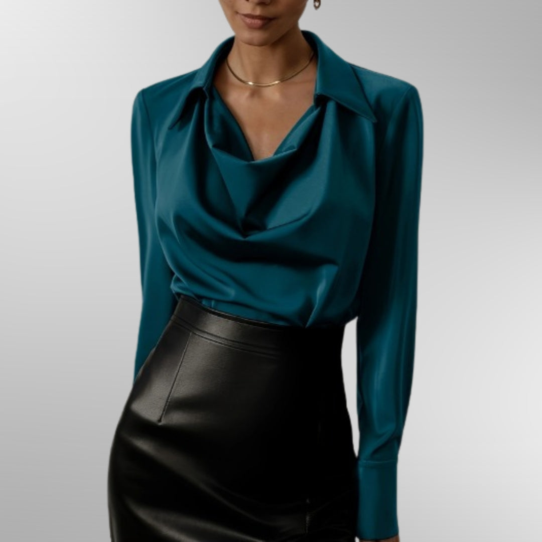 Bloom™ | Elegante Satijnen Blouse