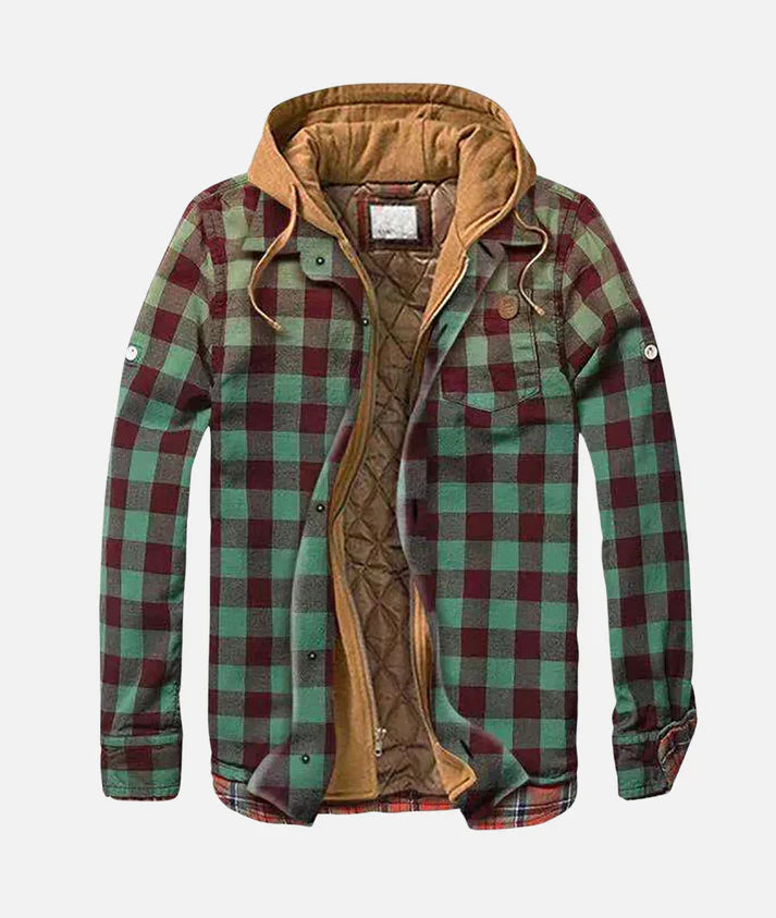 Reveur™ | Warme Winterjas Met Capuchon – Zachte Binnenvoering & Flanel Look