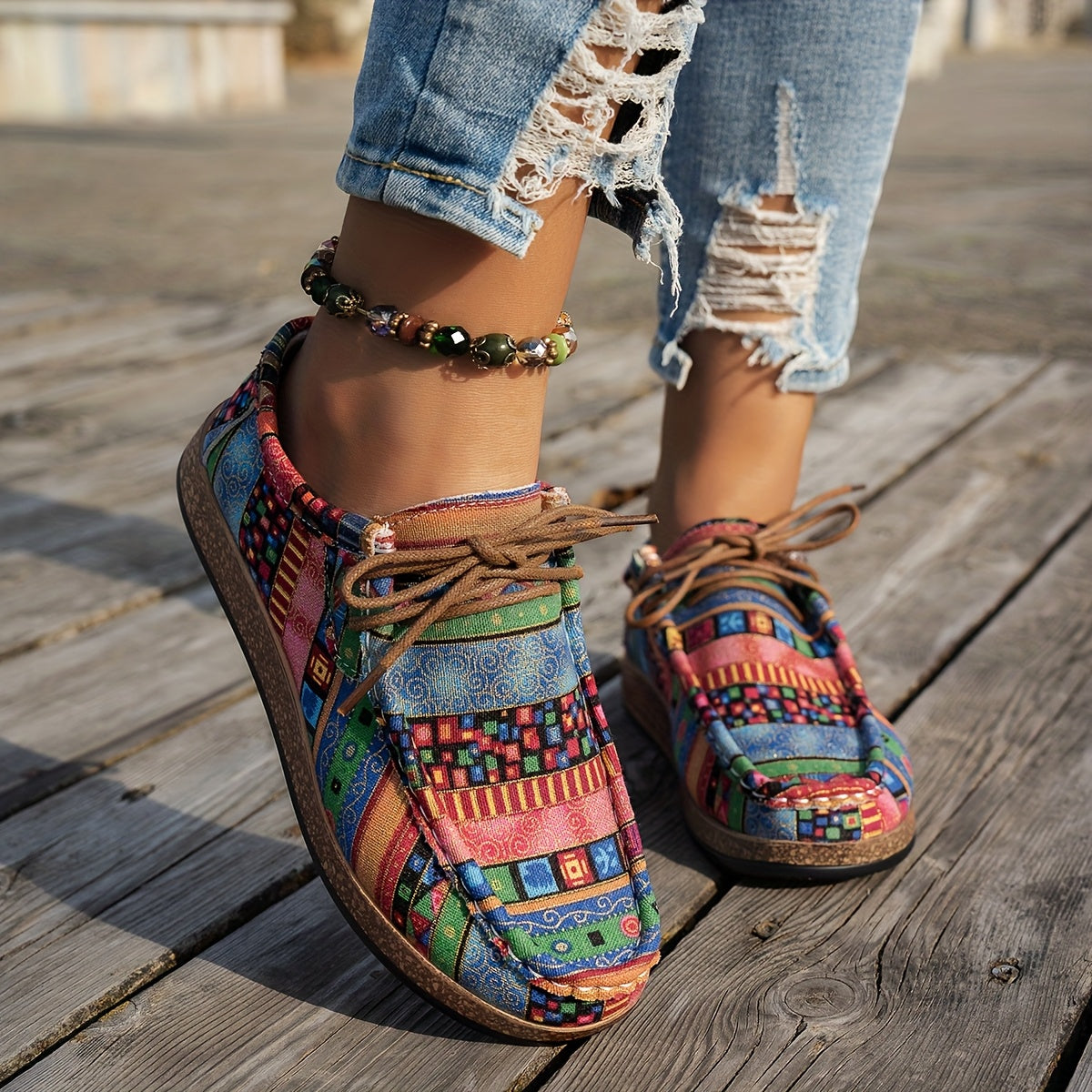 Bloom ™ | Kleurrijke Retro Damesschoenen
