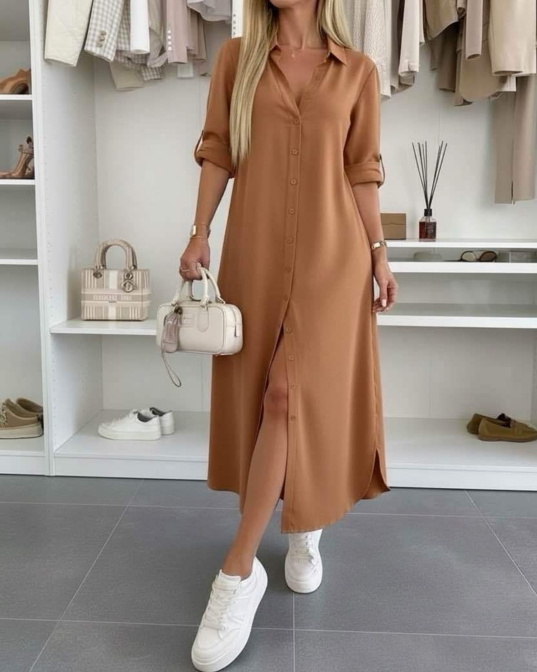 Fenne™ | Premium Oversized Blousejurk – Moeiteloze Stijl & Ultiem Draagcomfort