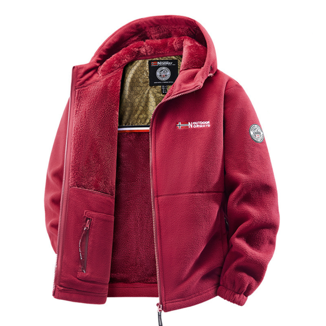 Sven™ | Heren Fleece Jas met Capuchon