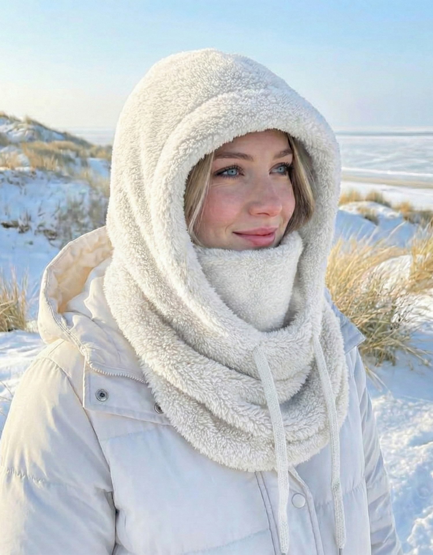 FrostHug Hoodie™ | De beste winter cocon – Extreme warmte, zachte comfort en totale bescherming.