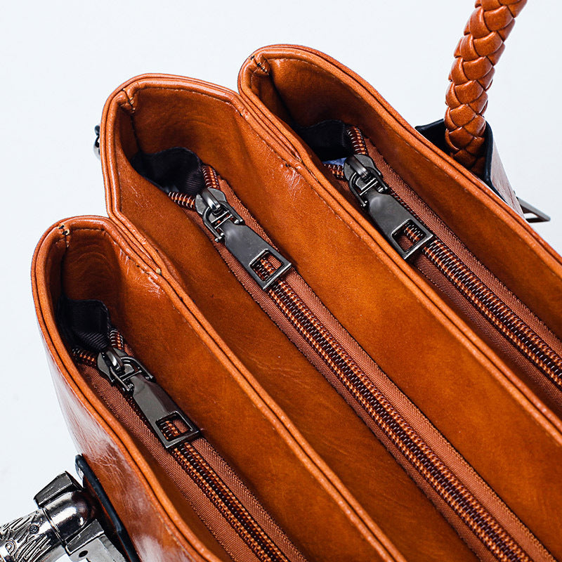 Bloom ™ |  Vintage leren tas