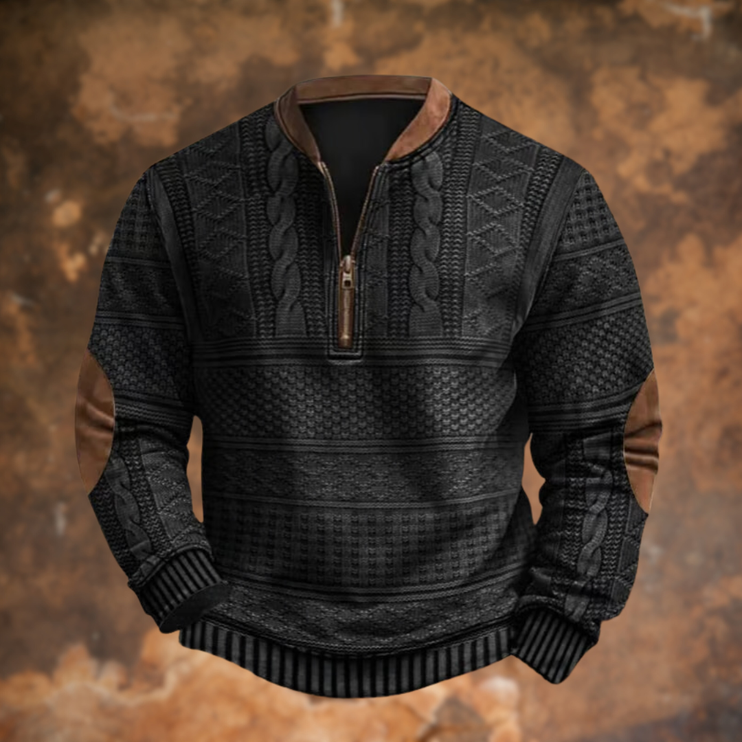 Bloom ™ Anton – Gebreide Trui met Ritsdetail