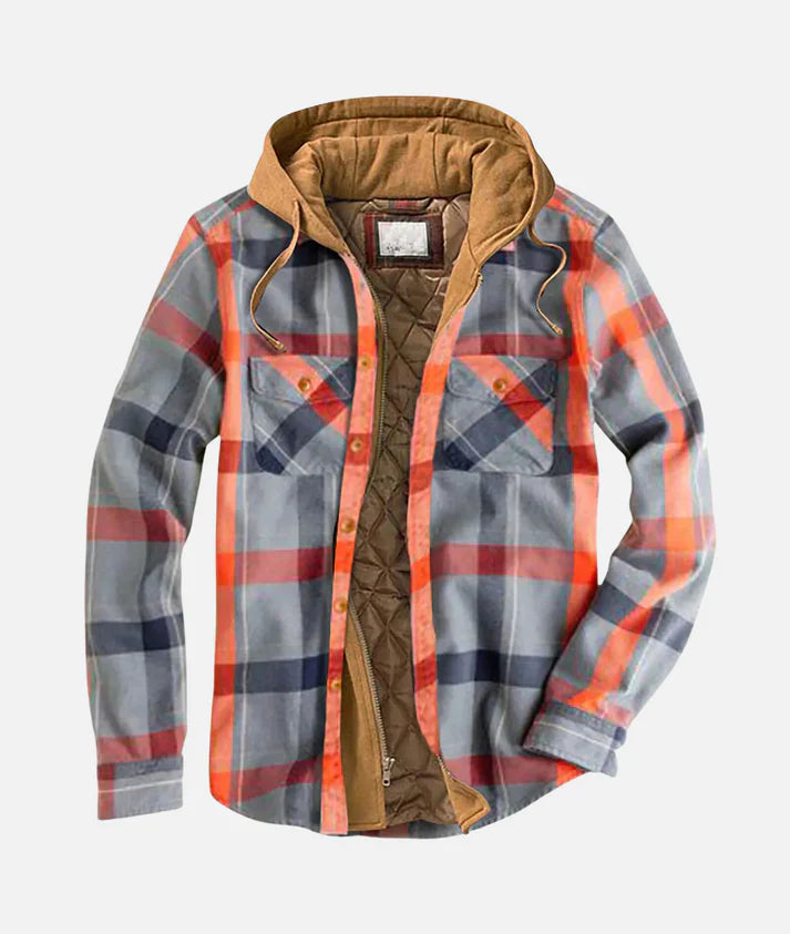 Reveur™ | Warme Winterjas Met Capuchon – Zachte Binnenvoering & Flanel Look