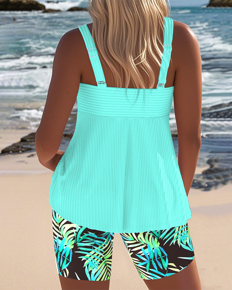 Emely® | Kleurrijke Tankini Setje