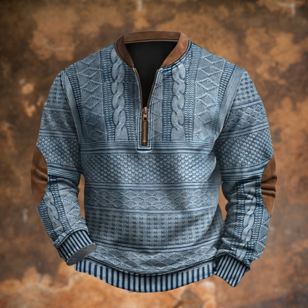 Bloom ™ Anton – Gebreide Trui met Ritsdetail